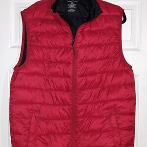 Men's S Red Puffer Vest Swisstech